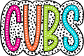 Cubs dots long sleeve options