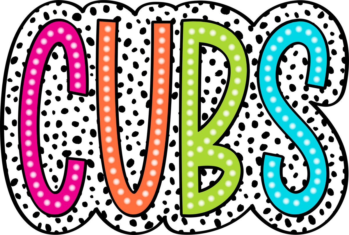 Cubs dots long sleeve options