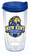Lions football tumbler