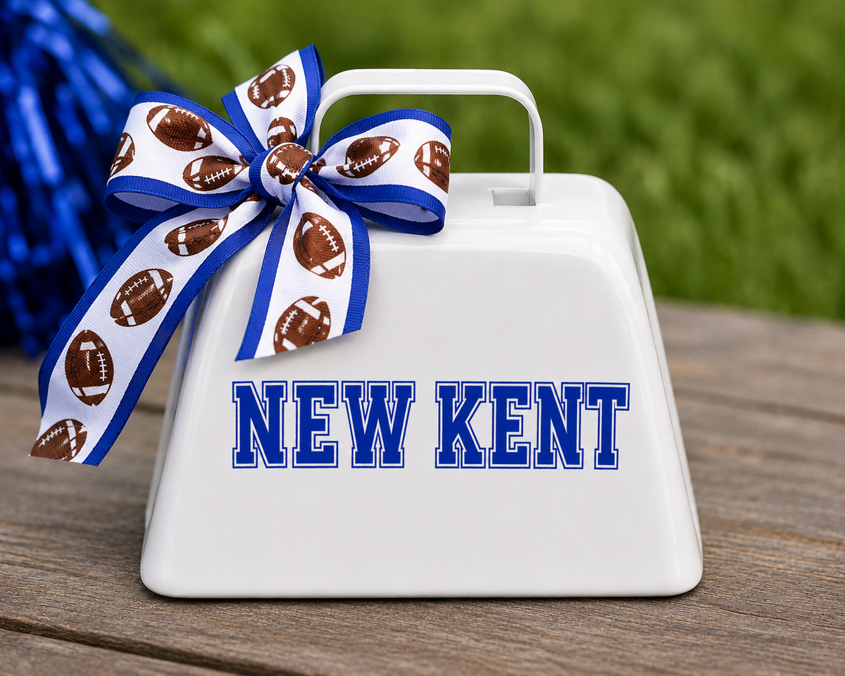 New Kent football cow bell