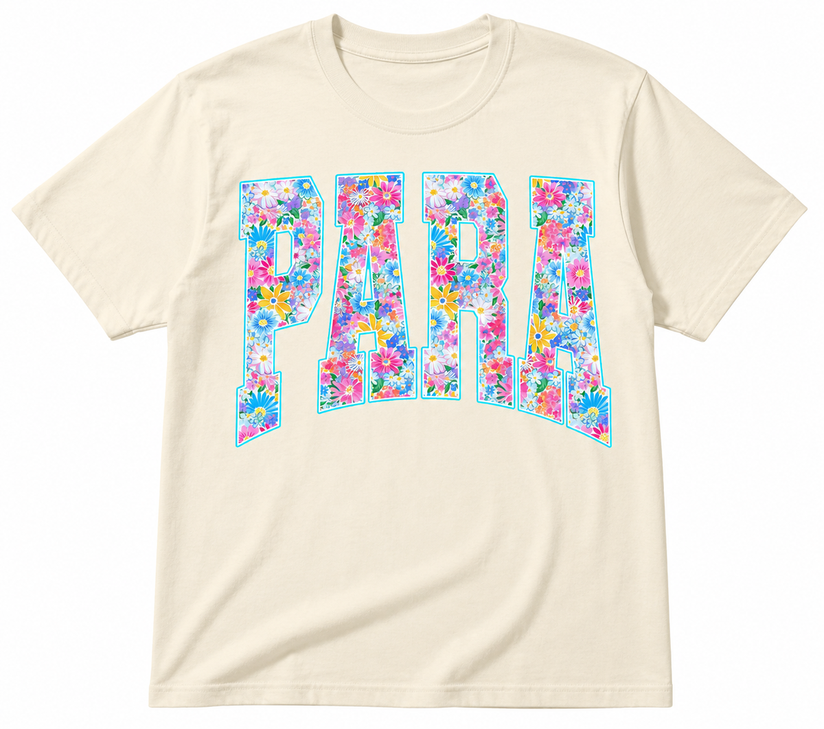 PARA flowers short sleeve shirt