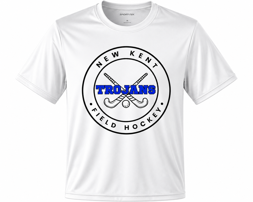 Trojan field hockey drifit short sleeve