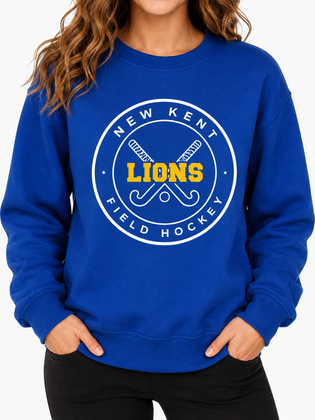 Lions field hockey crewneck sweatshirt