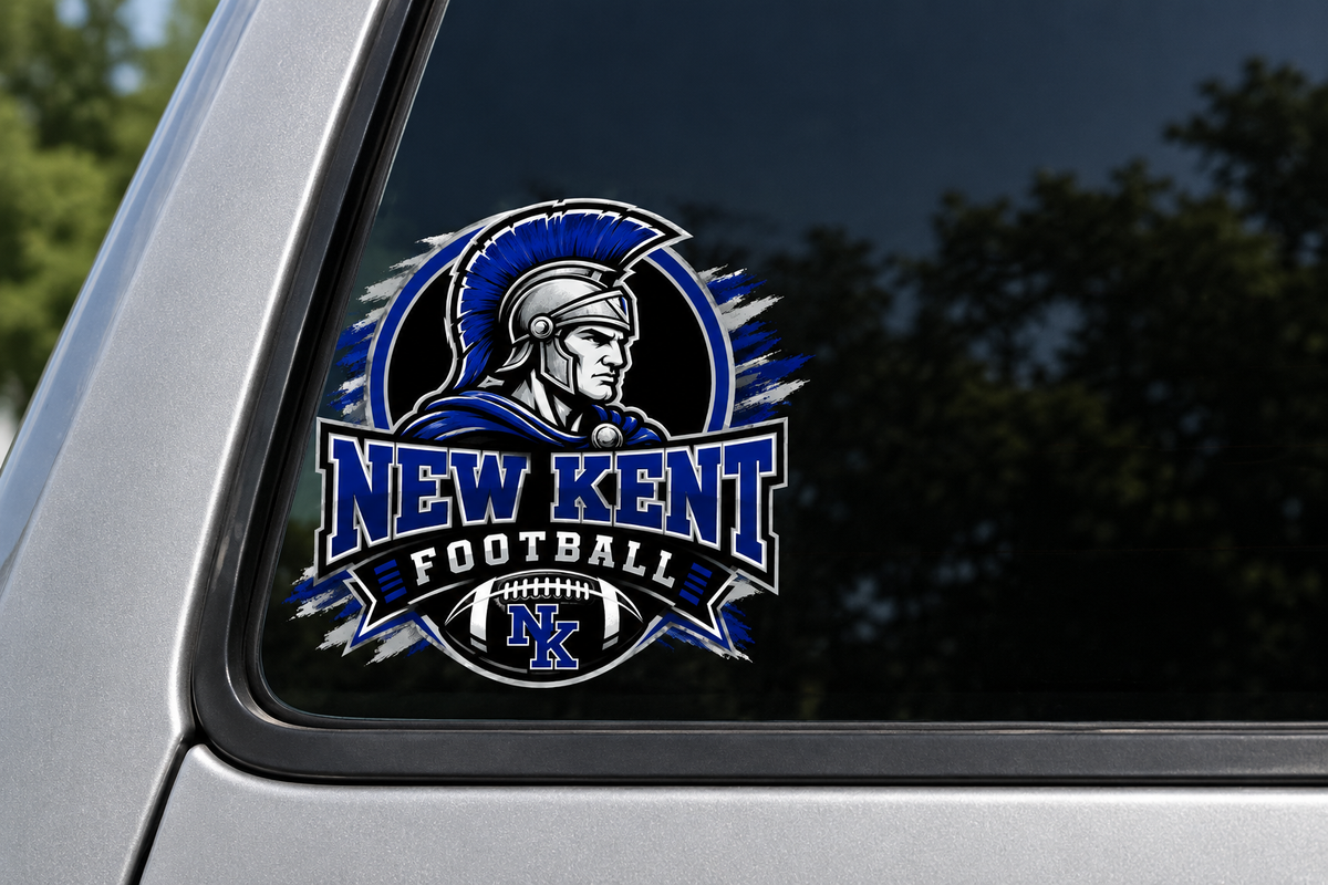 Car Decal - Trojan football