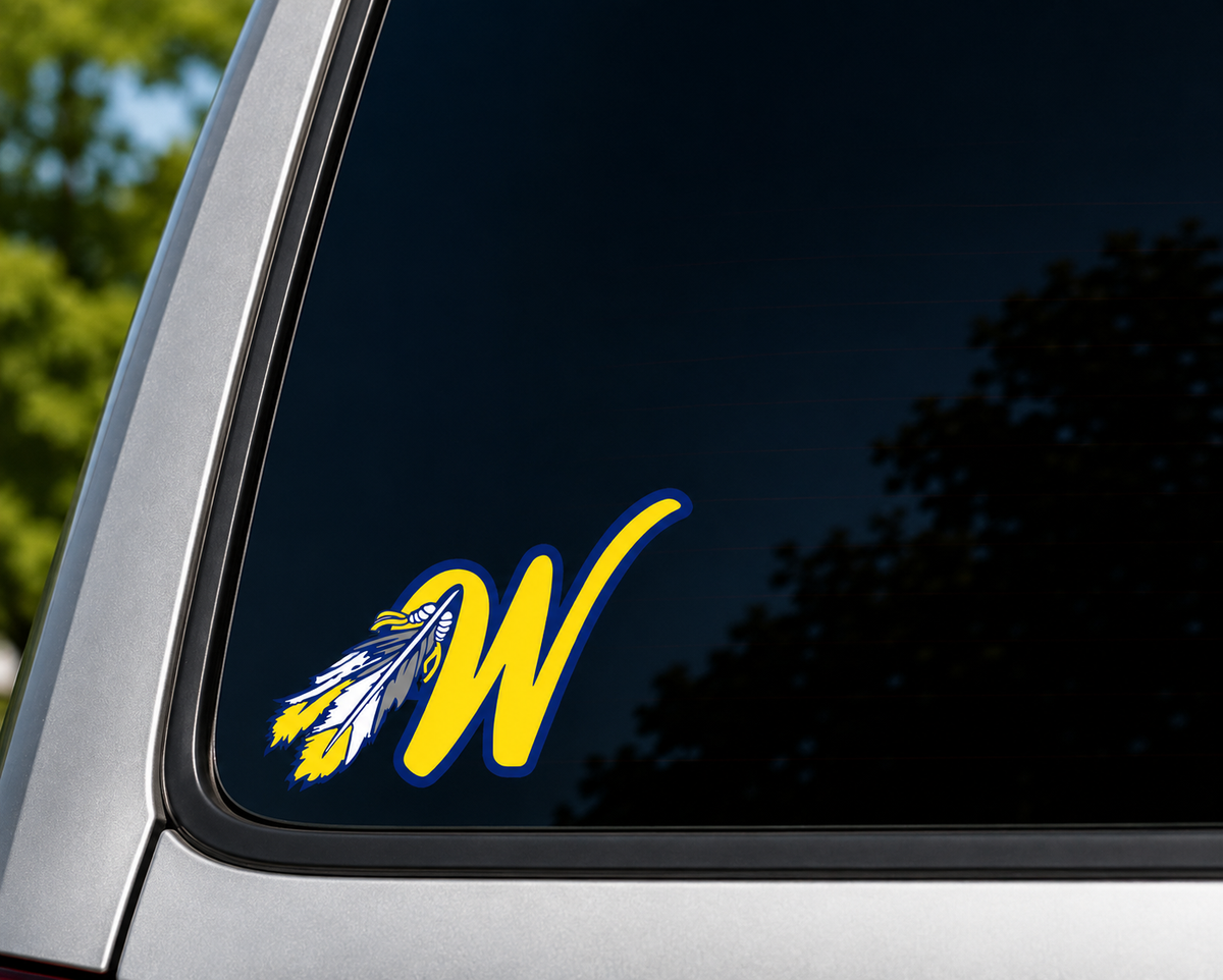 Car Decal - Warriors Softball