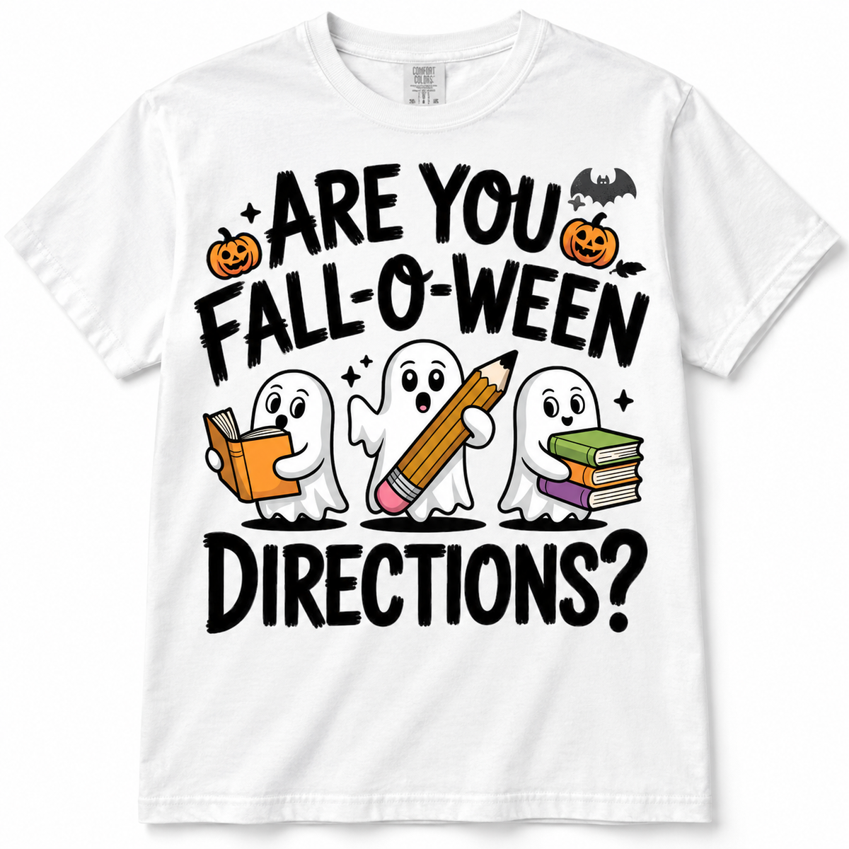 Fall-O-Ween directions short sleeve options