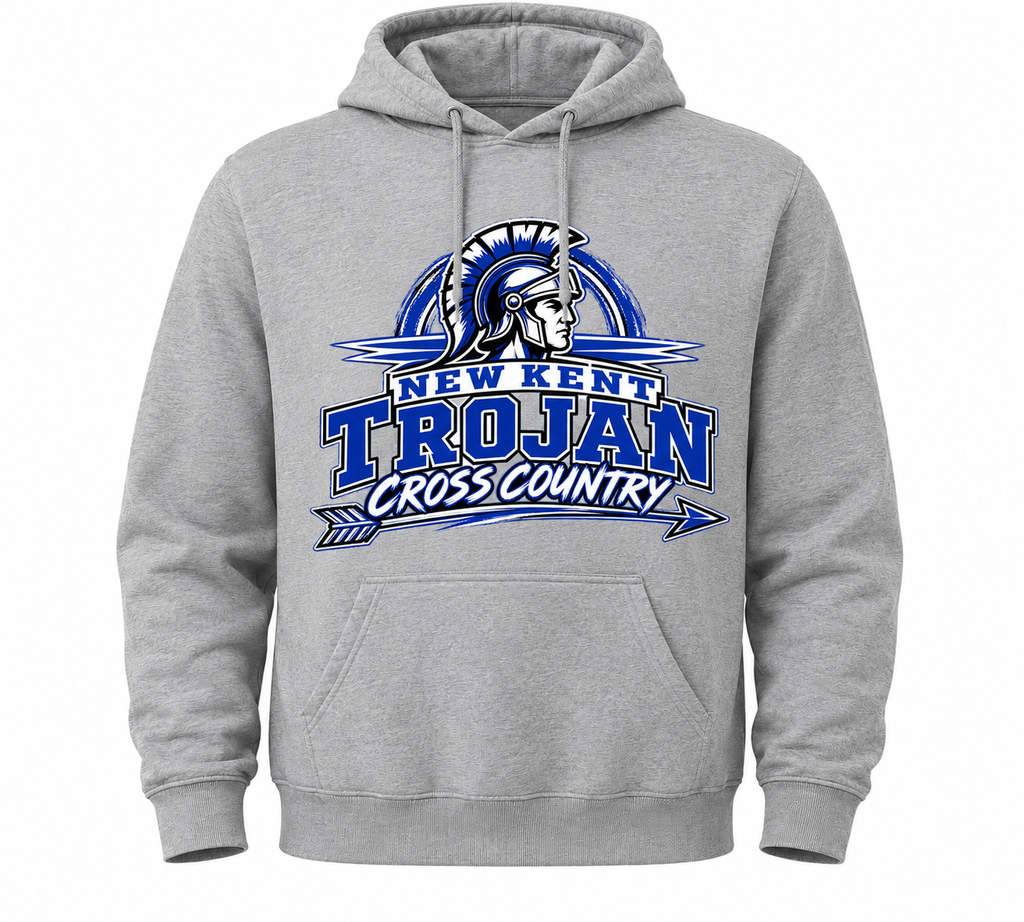 New Kent Cross Country (with Trojan)  - Shirts and Sweatshirts