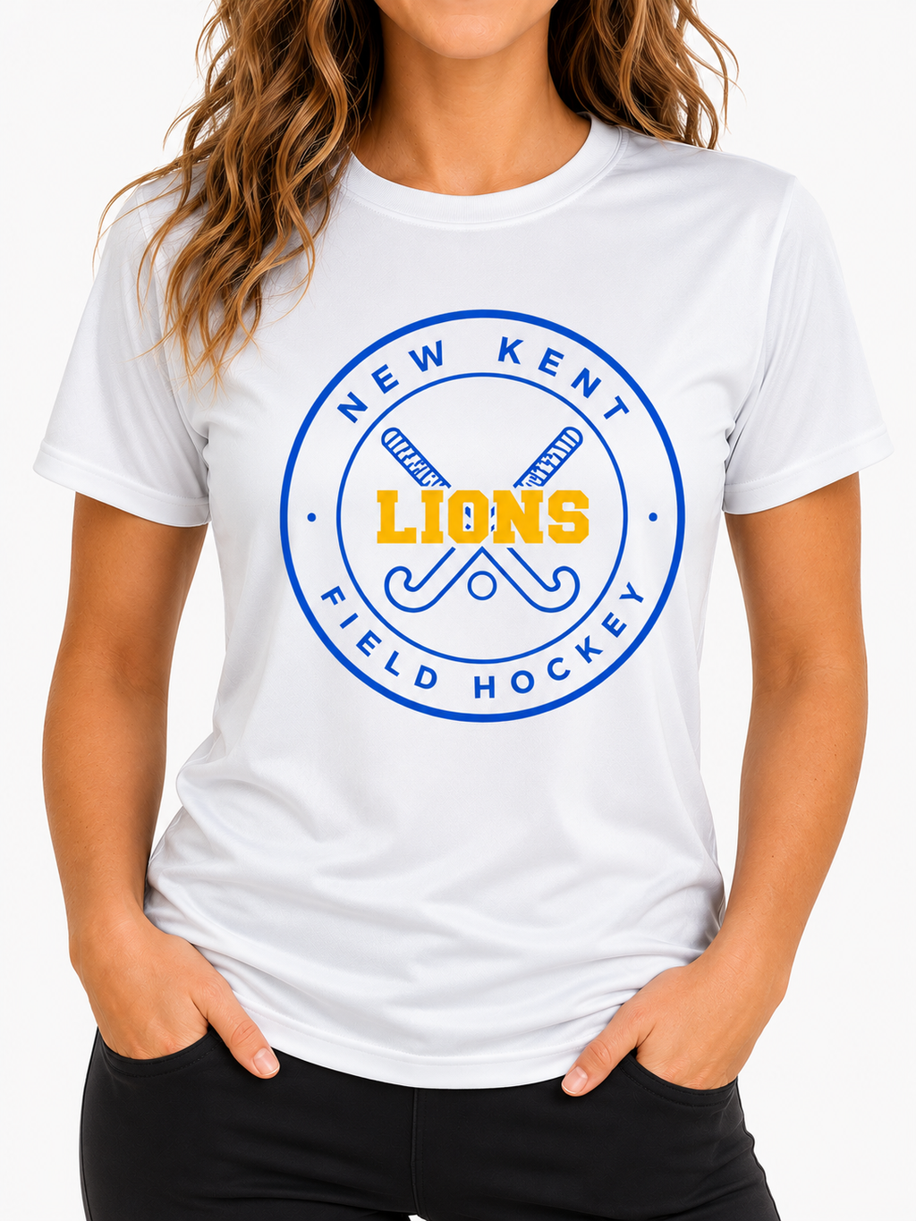 Lions field hockey drifit short sleeve