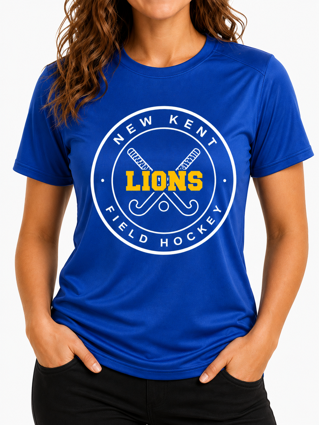 Lions field hockey drifit short sleeve