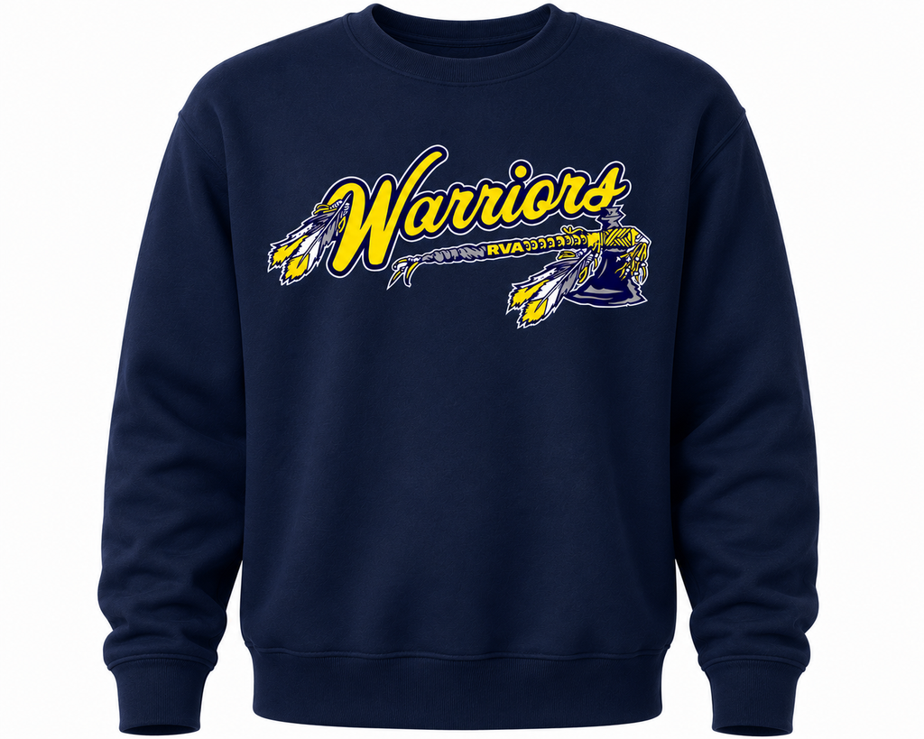 Warriors Softball crewneck sweatshirt (design 1)