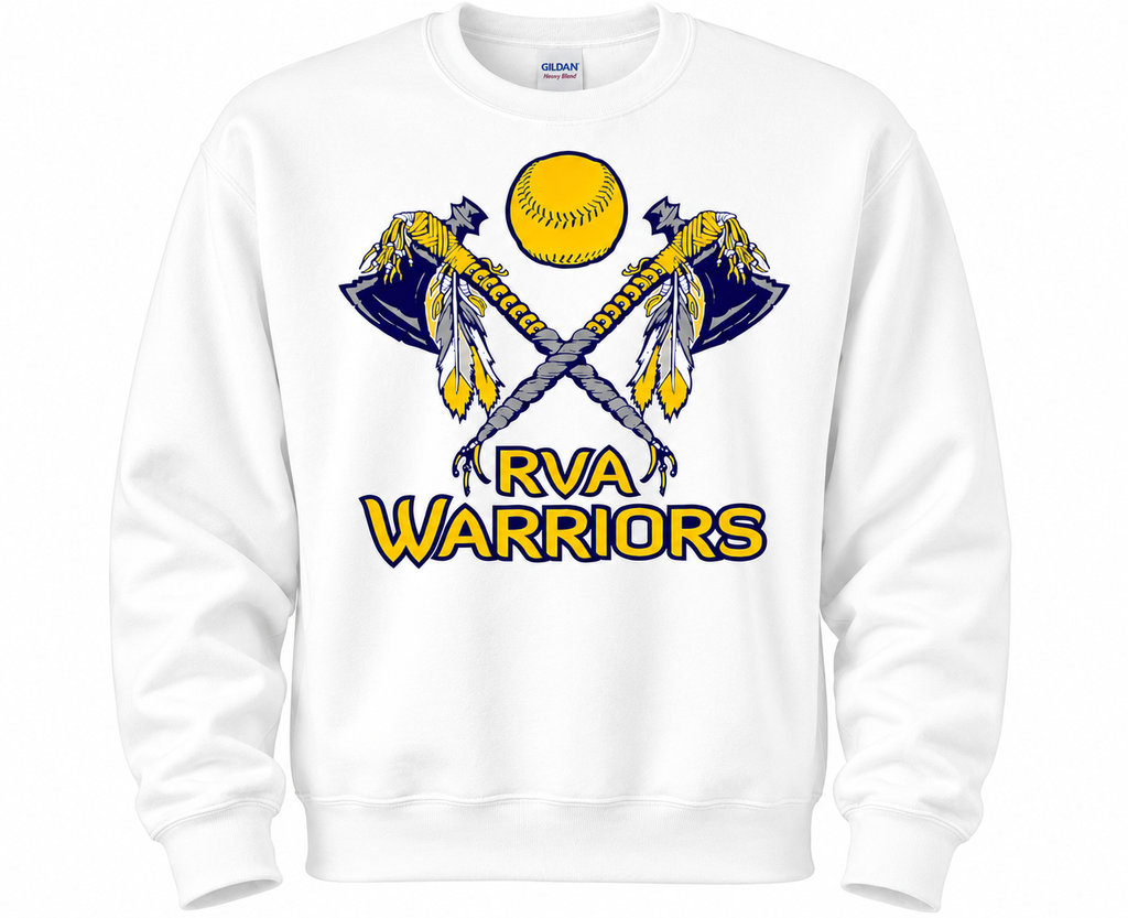 Warriors Softball crewneck sweatshirt (design 2)