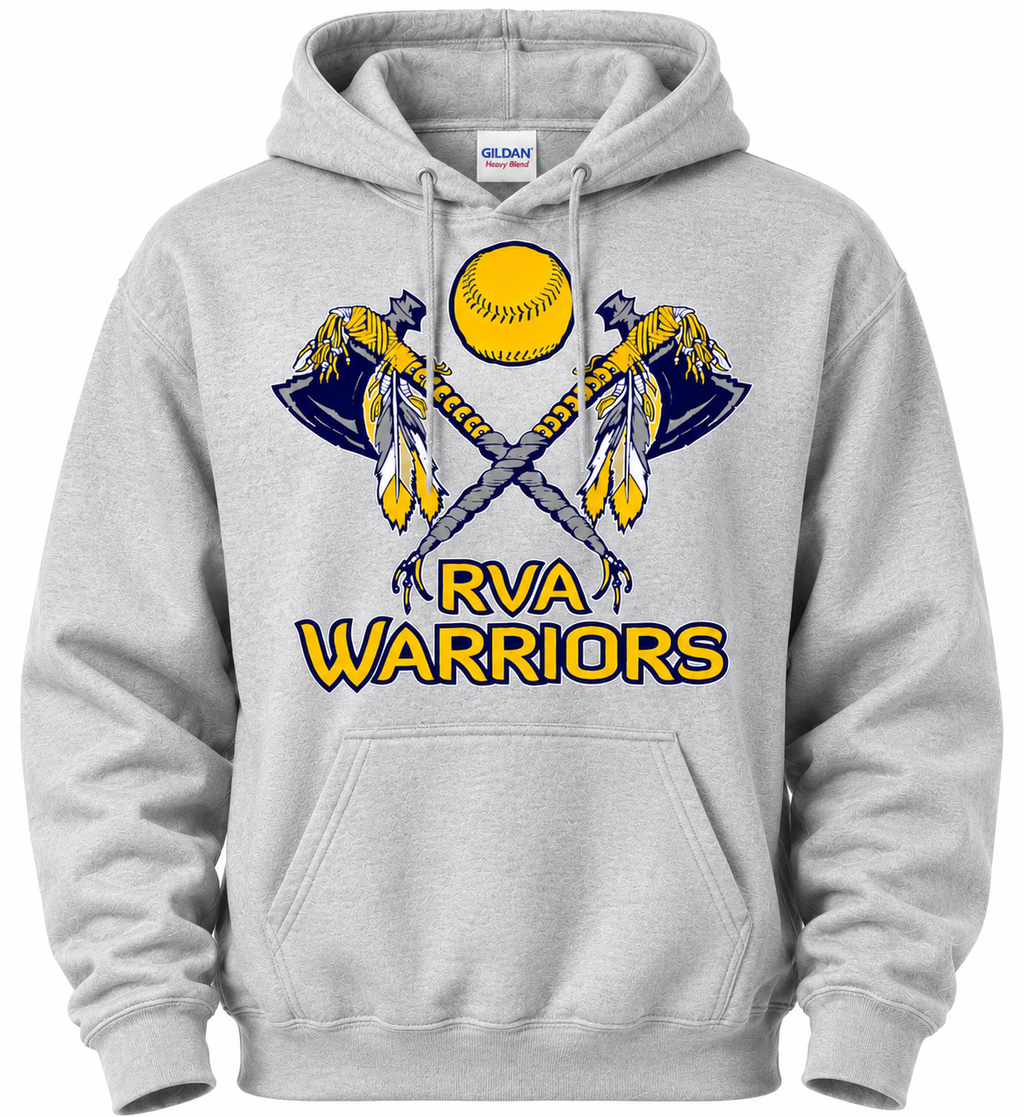 Warrior Softball Hoodie (design 2)
