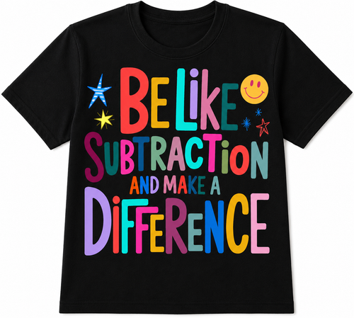 Be Like Subtraction and Make a Difference