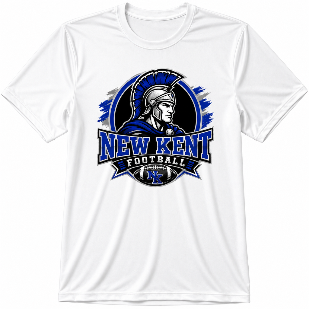 Trojan football drifit short sleeve