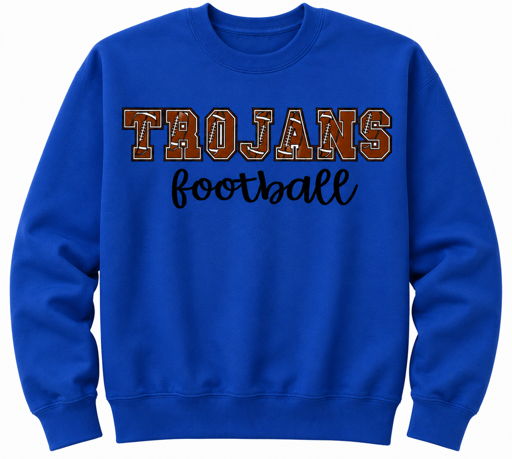 Football Letters crewneck