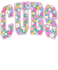 Cubs in flowers long sleeve options