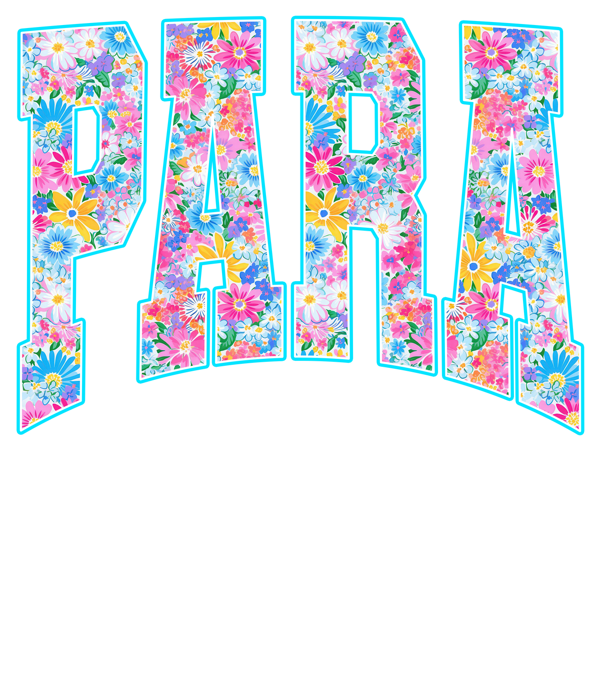 PARA flowers long sleeve options