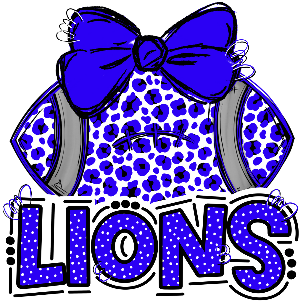 Lions football crewneck sweatshirt - Build your own