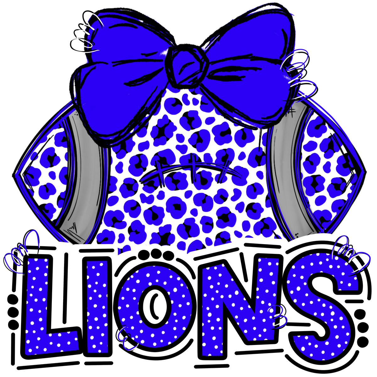 Lions football crewneck sweatshirt - Build your own