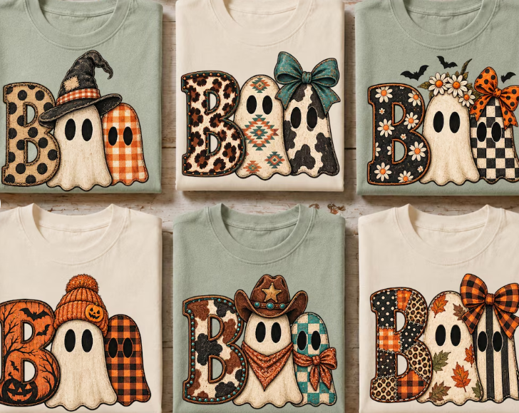 Boo long sleeve options