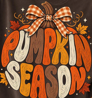 Pumpkin Season long sleeve options
